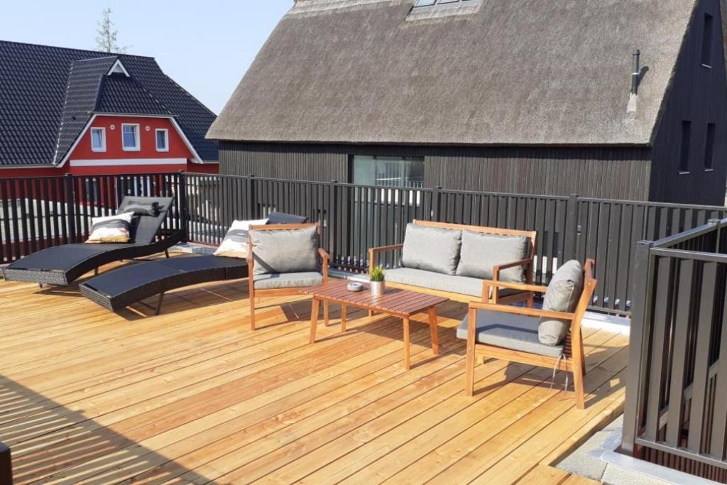 Fh Magnolia Fuer 12 Pers. Mit Terrasse + Dachterasse Vila Born Exterior foto
