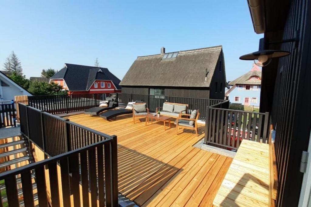 Fh Magnolia Fuer 12 Pers. Mit Terrasse + Dachterasse Vila Born Exterior foto